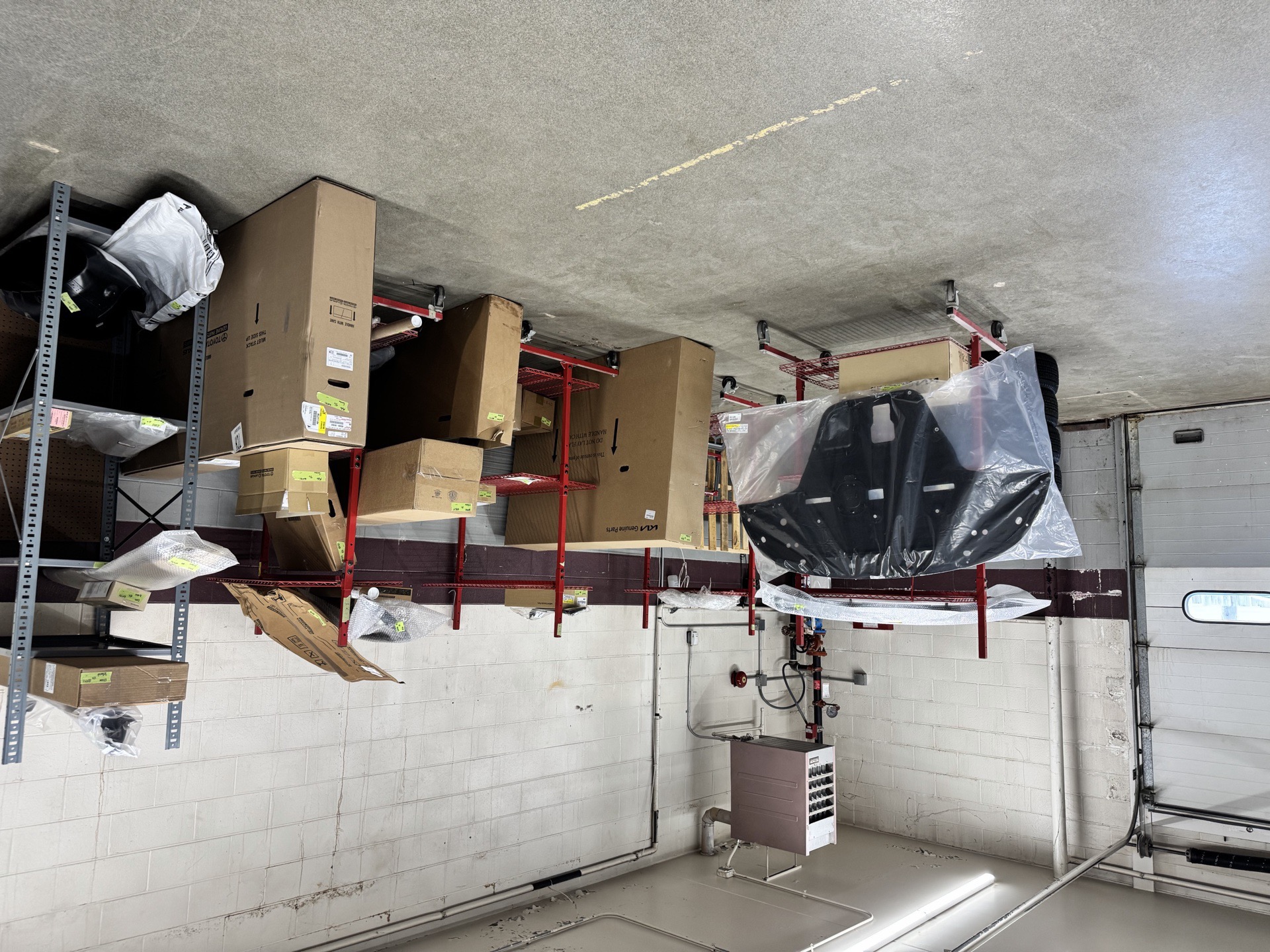 On-site parts department at Bob Rohrman Collision in Lafayette, Indiana